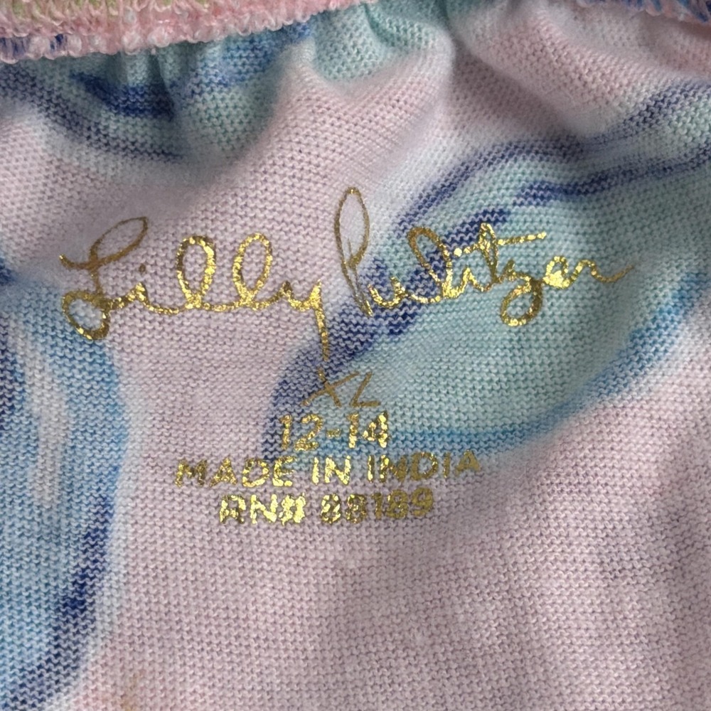 Lilly Pulitzer Maxi Dress Size XL 12-14 Cotton Seraphina Sweet Pea Chasing Sun - Picture 3 of 11